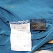 社交ダンス 衣装 チャコット Chacott ROYAL DANCE ブルー系 グリーン系 緑 青 レース パーティ 発表会 ドレープ 上品 高級感 スカート ワンピース風 練習用 舞台衣装 演奏会 発表会衣装 フォーマル ダンス衣装 レディース 伸縮素材 きれいめ エレガント レッスン Mサイズ ロング丈イベント衣装 おしゃれ