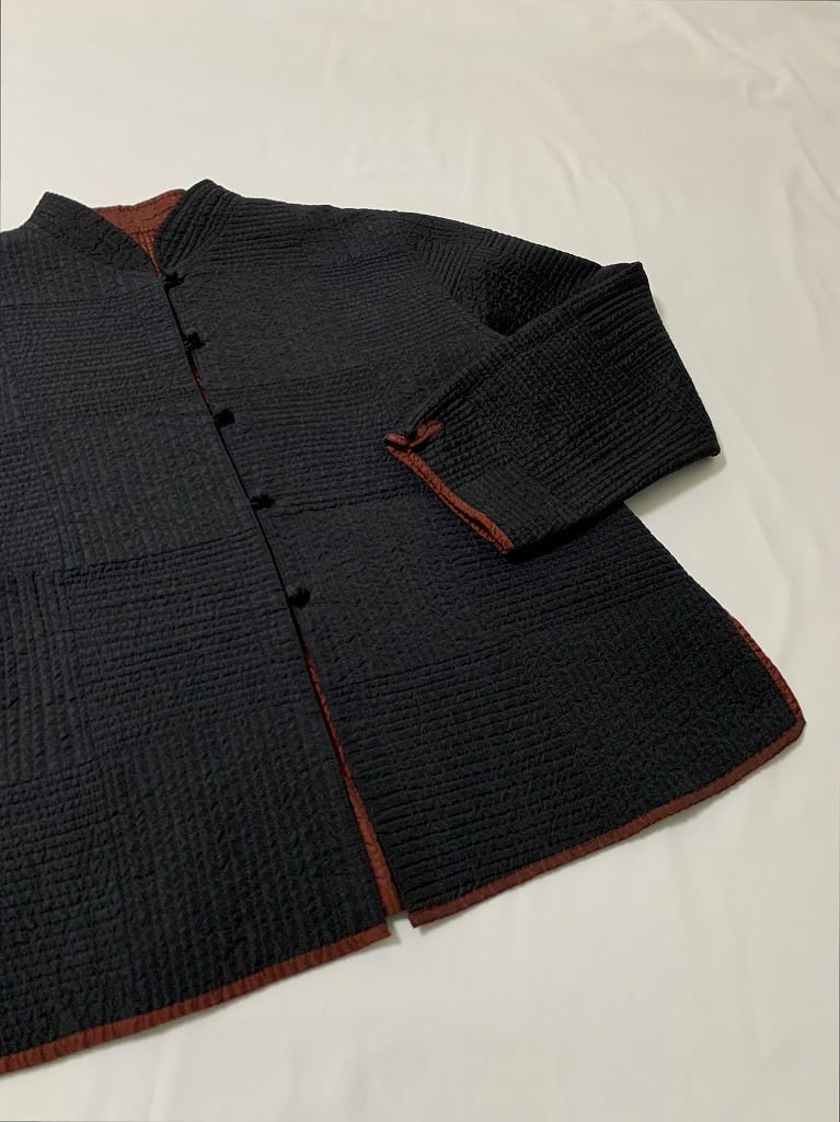 1980~90's Patchwork Design China Shirt Jacket "Reversible"