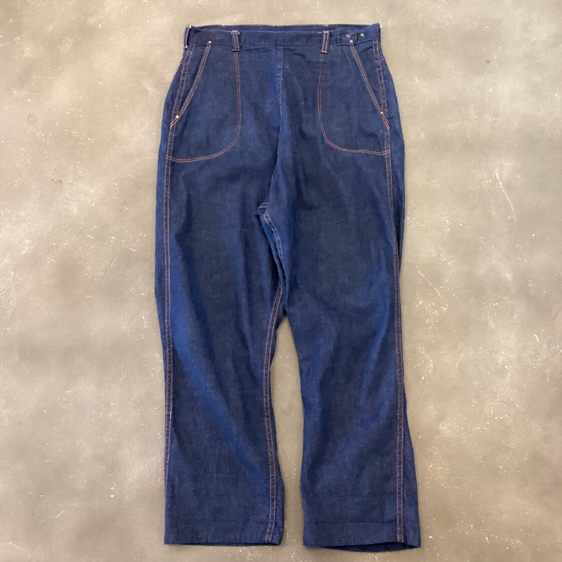 60s BLUE BELL デニムランチパンツ “Dark Color” ブルーベル ミセス 