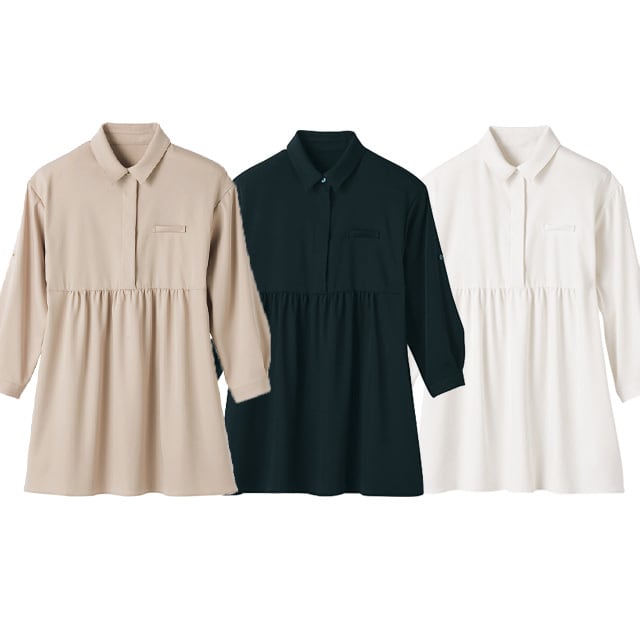 HANECTONE チュニックシャツ 7744