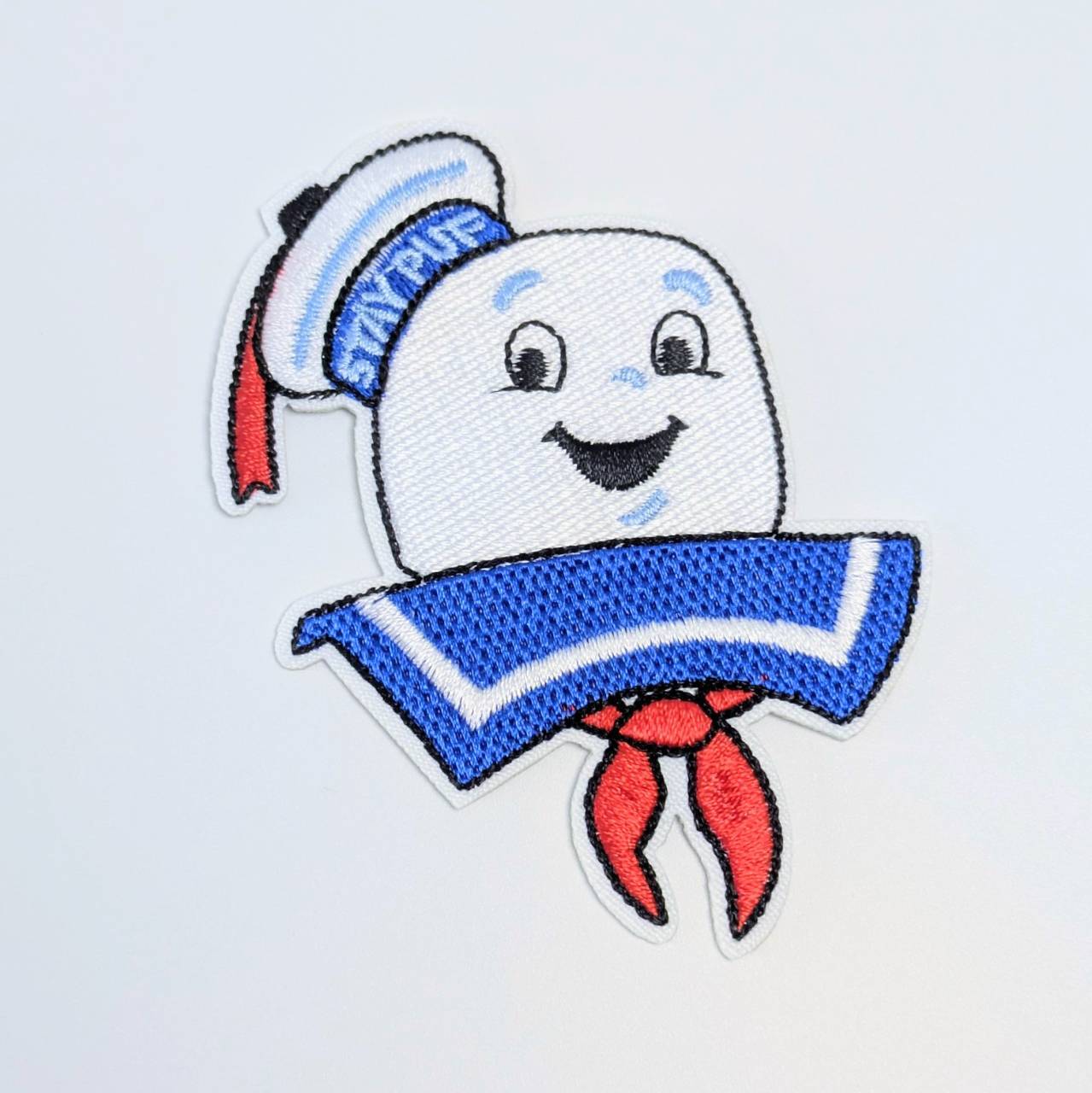送料無料! ★刺繍アイロンワッペン★【 Ghostbusters ( ゴーストバスターズ ) 】 マシュマロマン 〚アメリカン雑貨 アメトイ〛