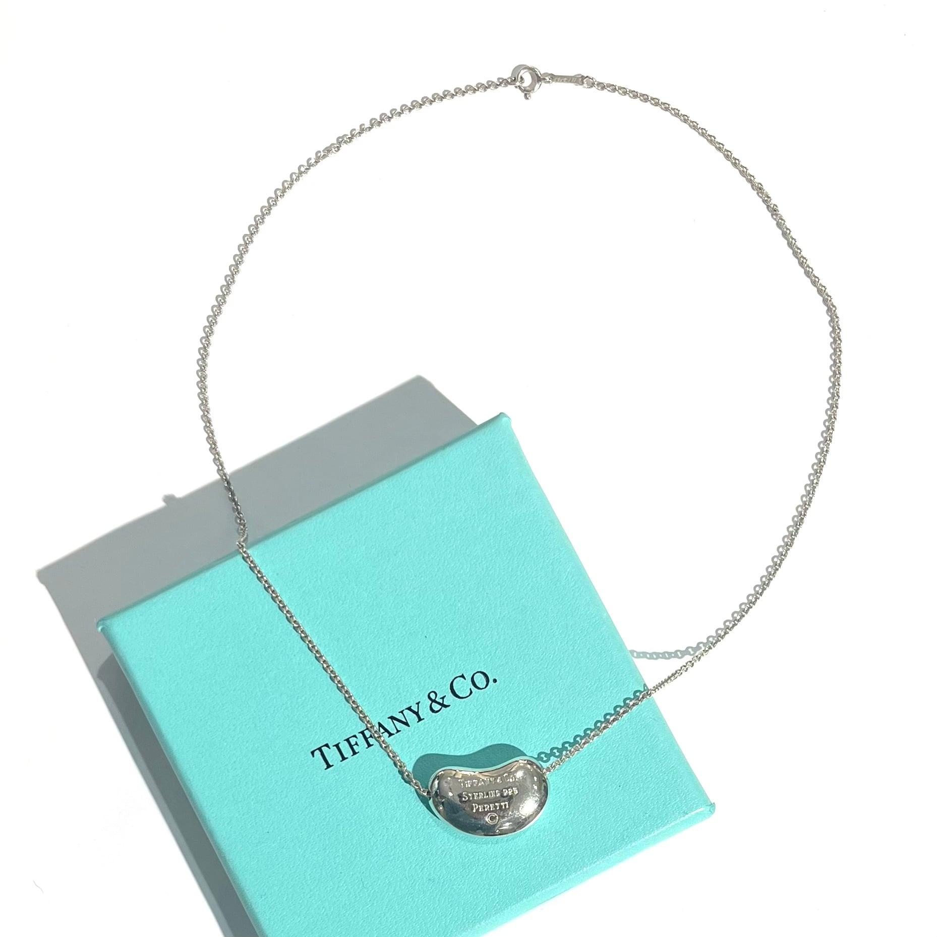 TIFFANY&CO.】2080 幸福ビーン ネックレス／Elsa Peretti／自然美と