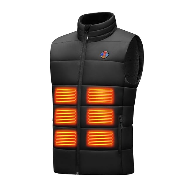 Vivisan] 電熱ベスト 【2025新登場 日本製ヒーター】 大容量40000mAh