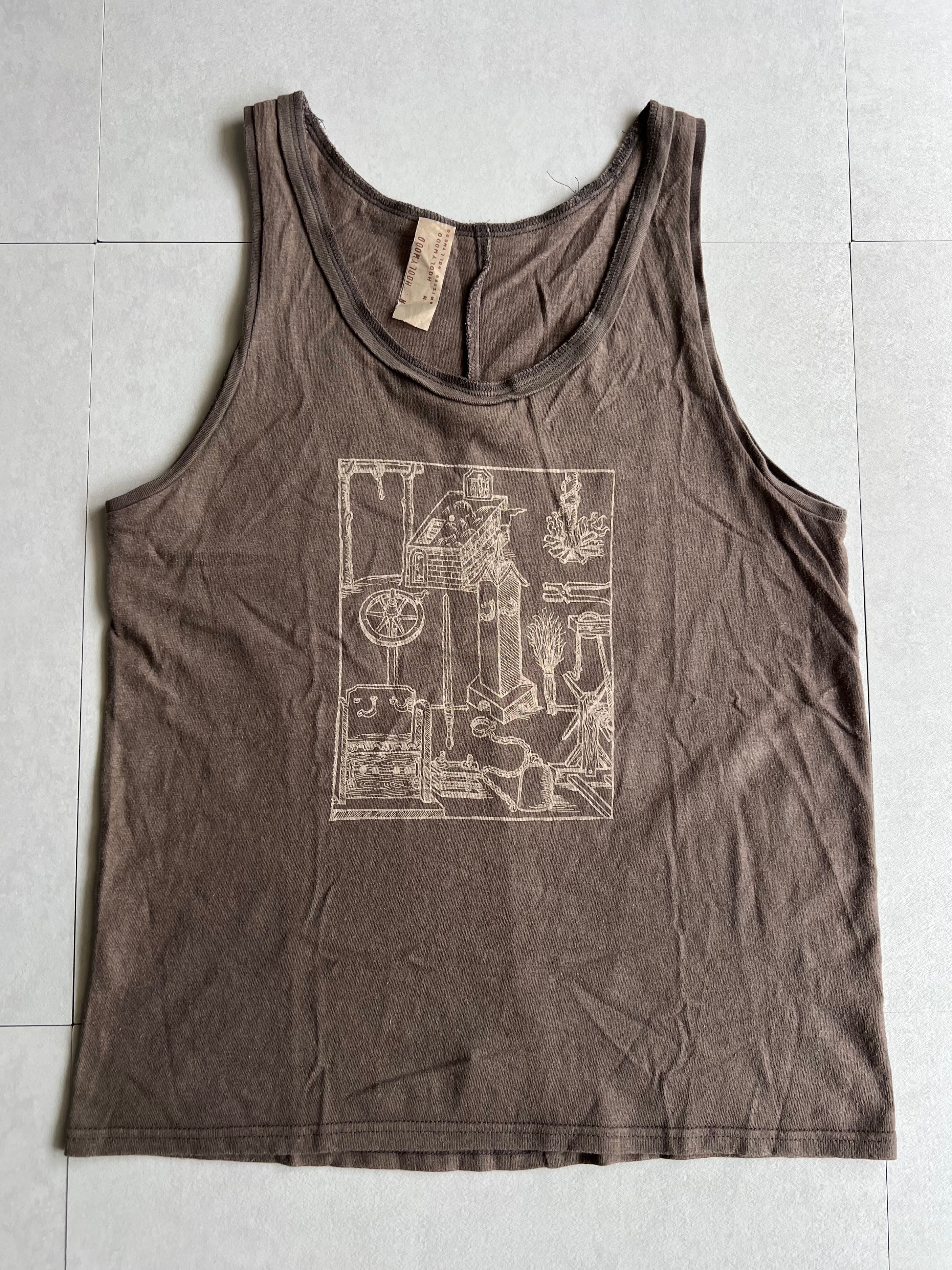 "N.HOOLYWOOD" Cotton Design Tank-Top