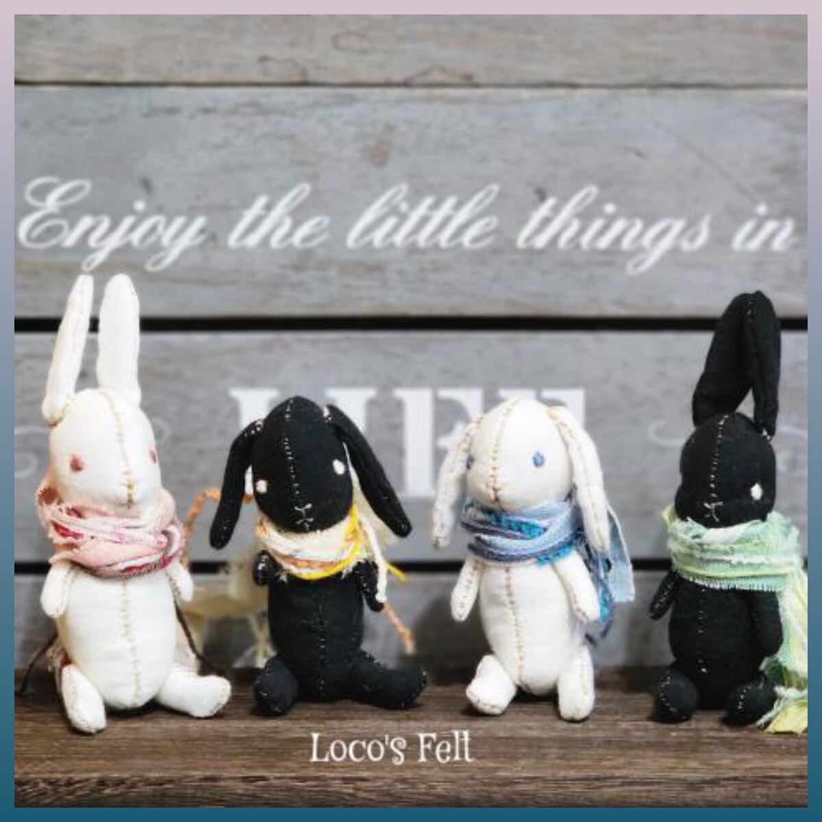 Loco's Felt アンティーク風ラビットドール うさぎ | うさぎ Loco's Felt アンティーク風ラビットドール うさぎ | うさぎ