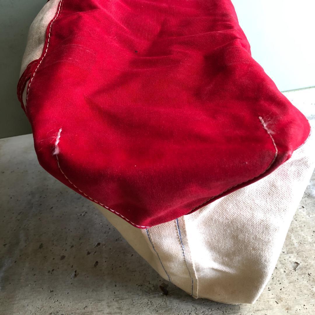 エルエルビーン トートバッグ 80s レッド 2色タグ ギザタグ Lサイズ