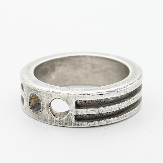 Open Cut Design Heavy Ring By Versani #18.0 / Denmark