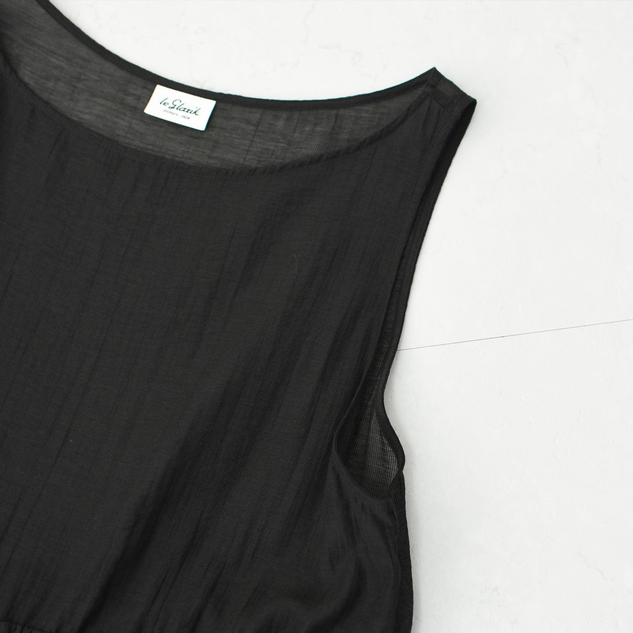 LE GLAZIK [ル・グラジック] SHEER GATHER ONEPIECE [LG-G0102CNS