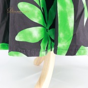 フラダンス 衣装 CC Fashions CCファッション ワンピース ドレス グリーン系 ブラック系 ハワイ製 ティアレ柄 ハワイアンプリント キャミソールドレス フレア ハワイアン ハワイアンダンス アロハ フラ ダンス レッスン 練習 緑 黒 華やか 鮮やか おしゃれ 大人っぽい