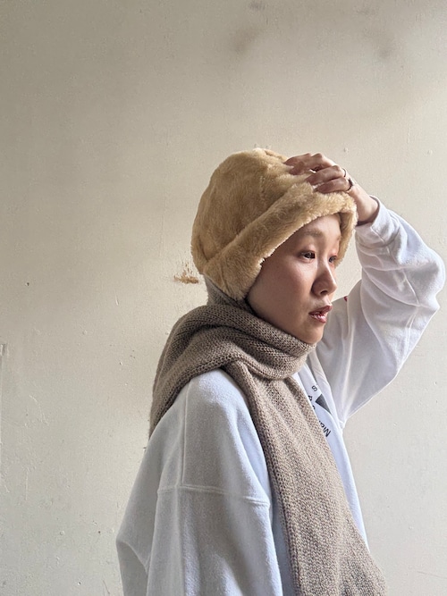 Vintage Boa Stole Cap