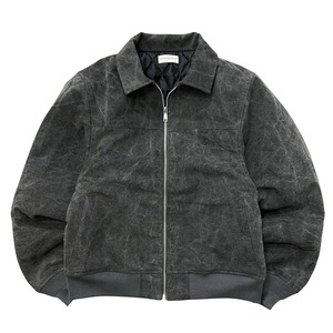 COMFORTABLE REASON / DUCK BOMBER JACKET BLACK