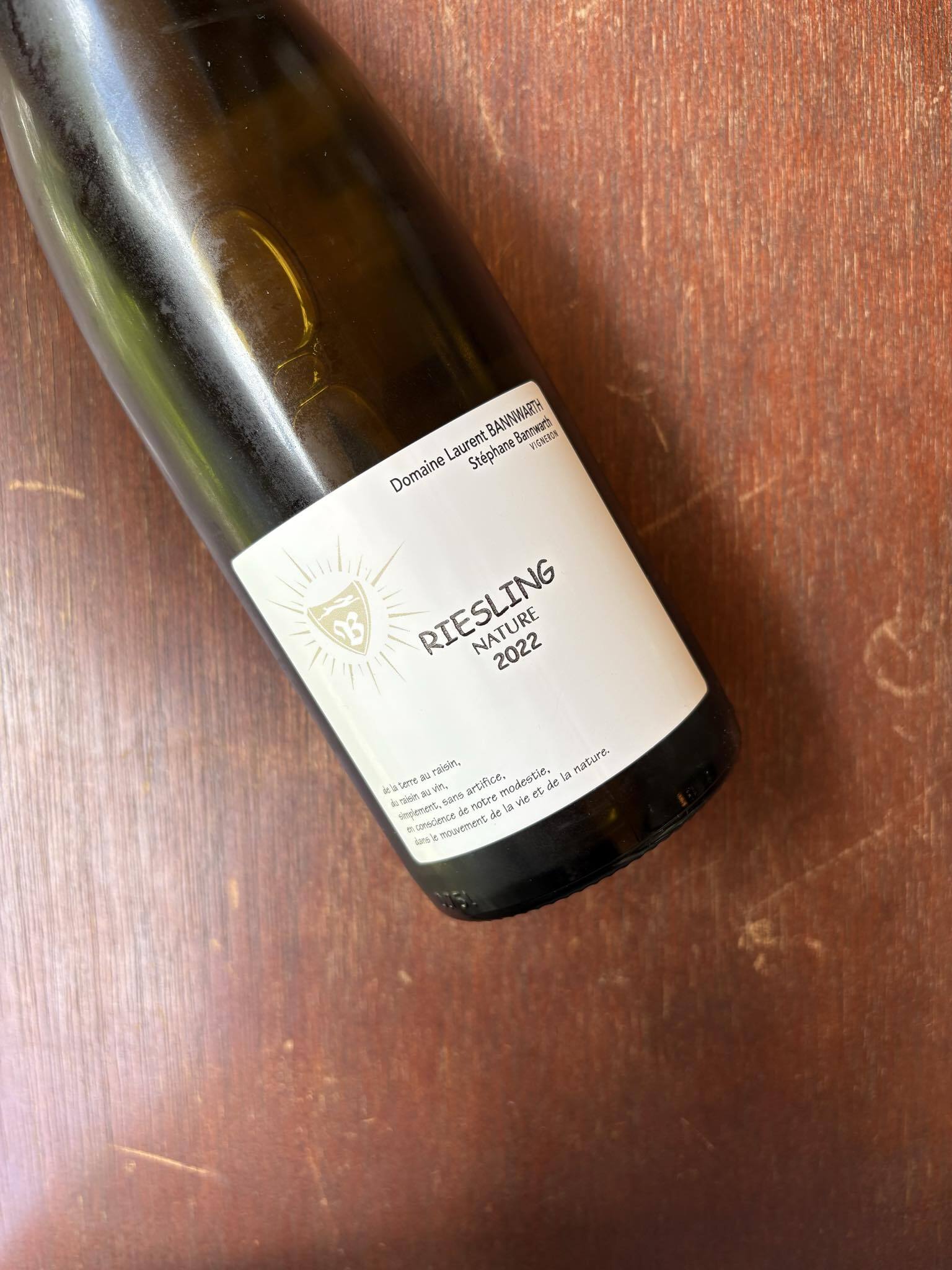 2022 RIESLING NATURE / LAURENT BANNWARTH 【フランス・アルザス】