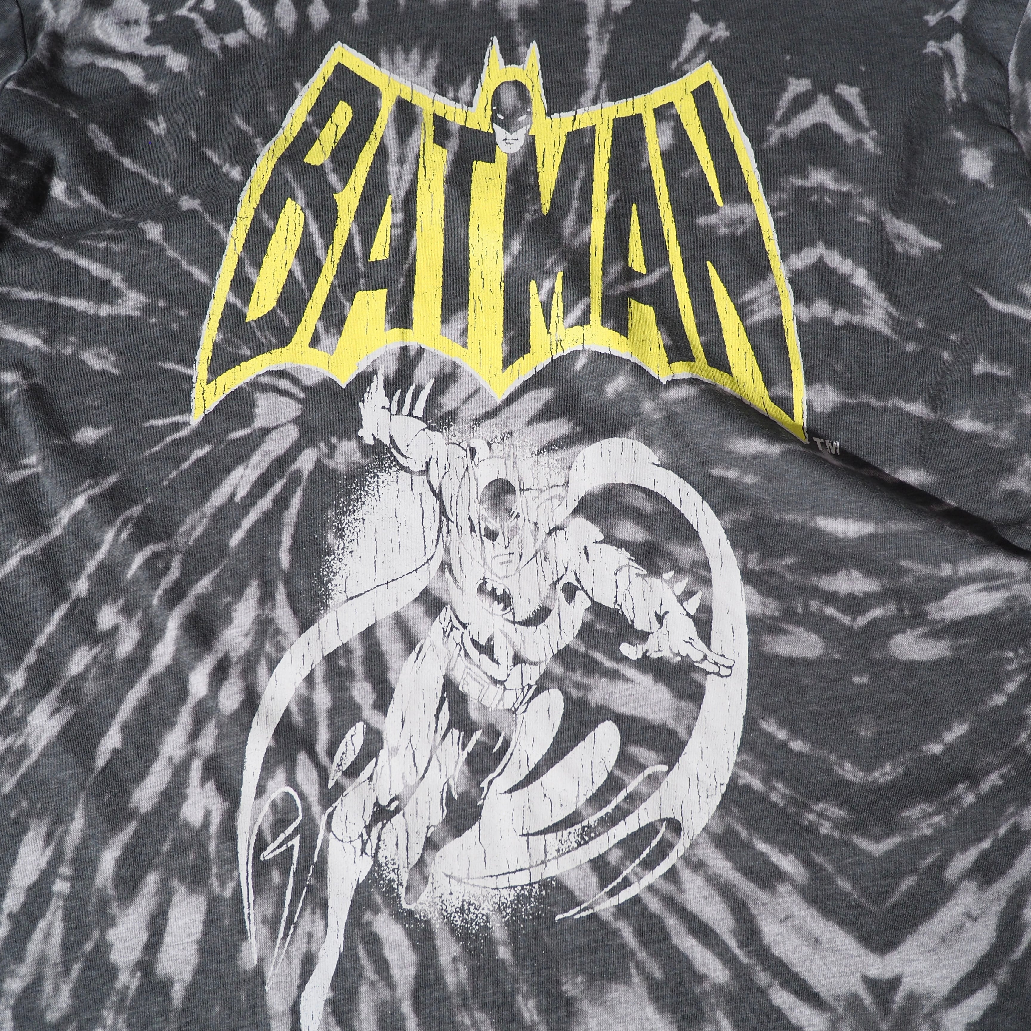 ” BATMAN ” Faint printed Tie dye dyeing long sleeve Tee