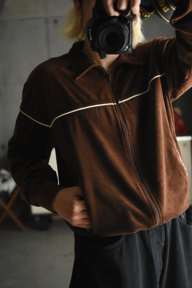 OK/70's "SEARS" velour jersey tops