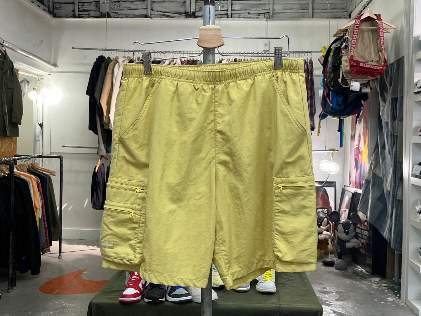 Supreme CARGO WATER SHORT PALE YELLOW MEDIUM 80727 | BRAND BUYERS 