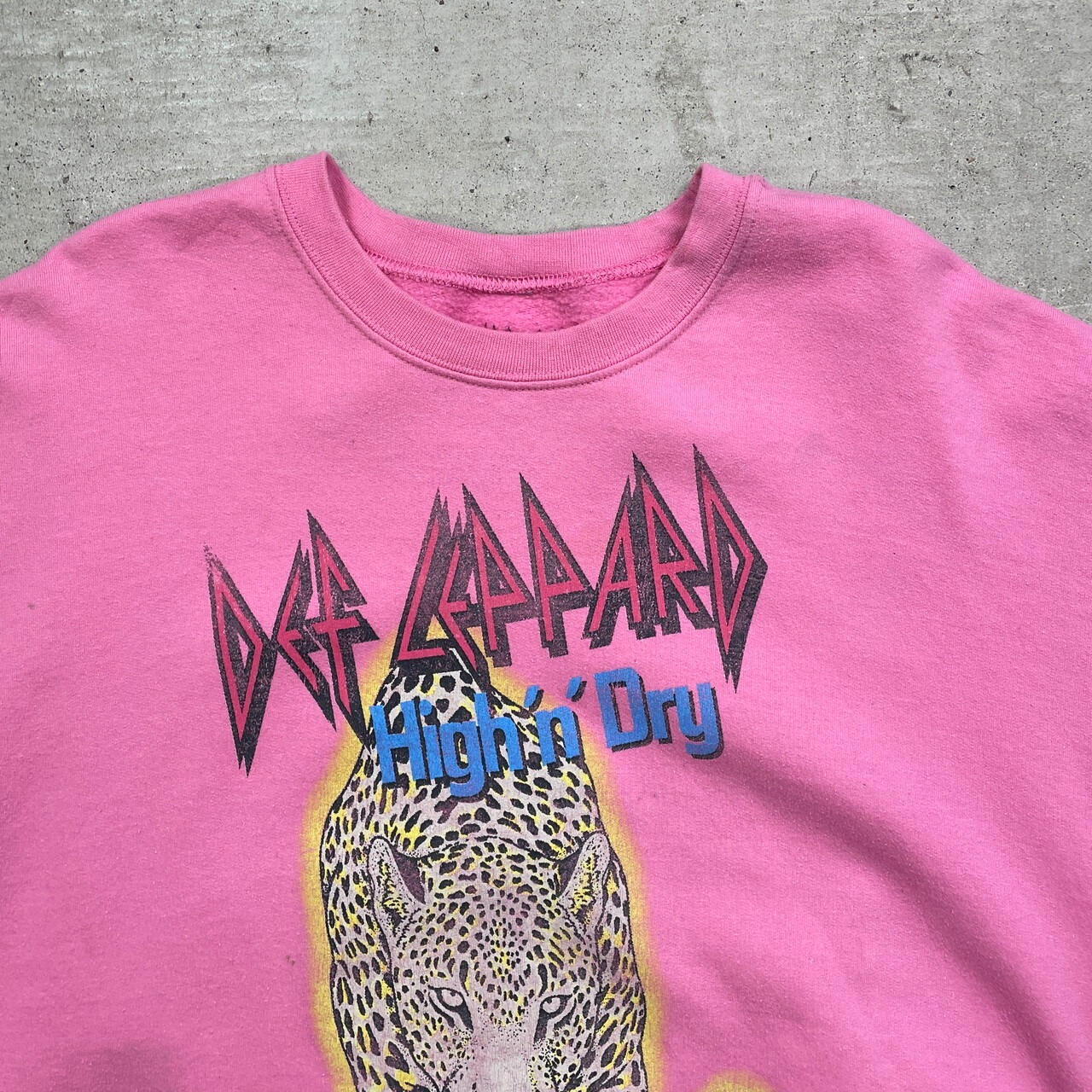DEF LEPPARD デフレパード バンドプリント スウェットシャツ メンズXL 