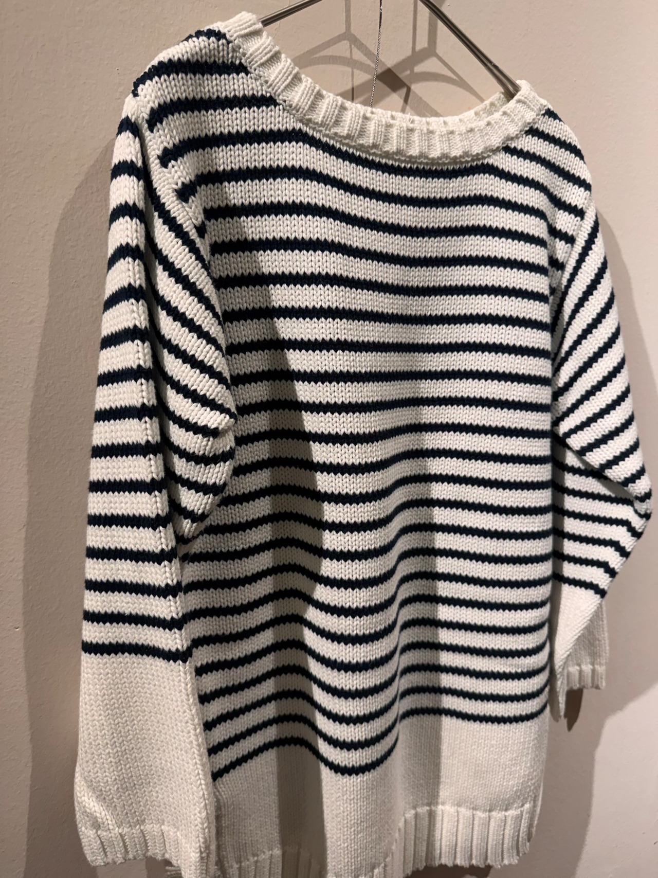 Jantzen USA Striped Cotton Knit Sweater