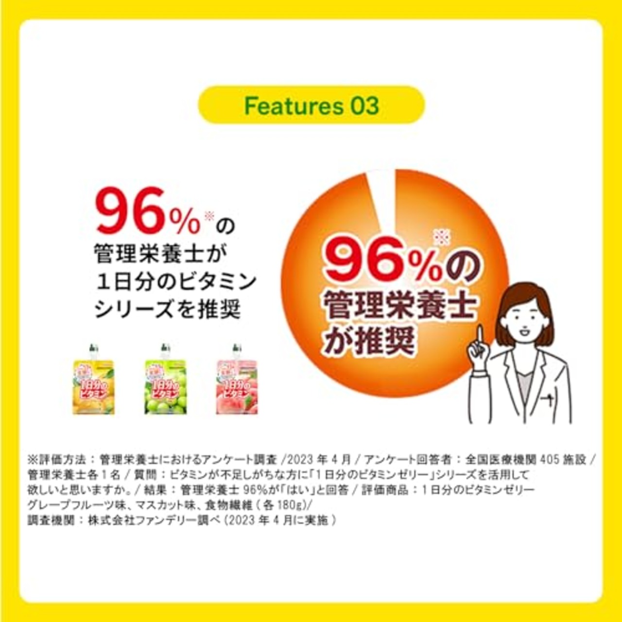PERFECTVITAMIN Perfect Vitamin 1日分のビタミンゼリー 食物繊維 ピーチ味 180g ×24袋 ハウスウェルネスフーズ