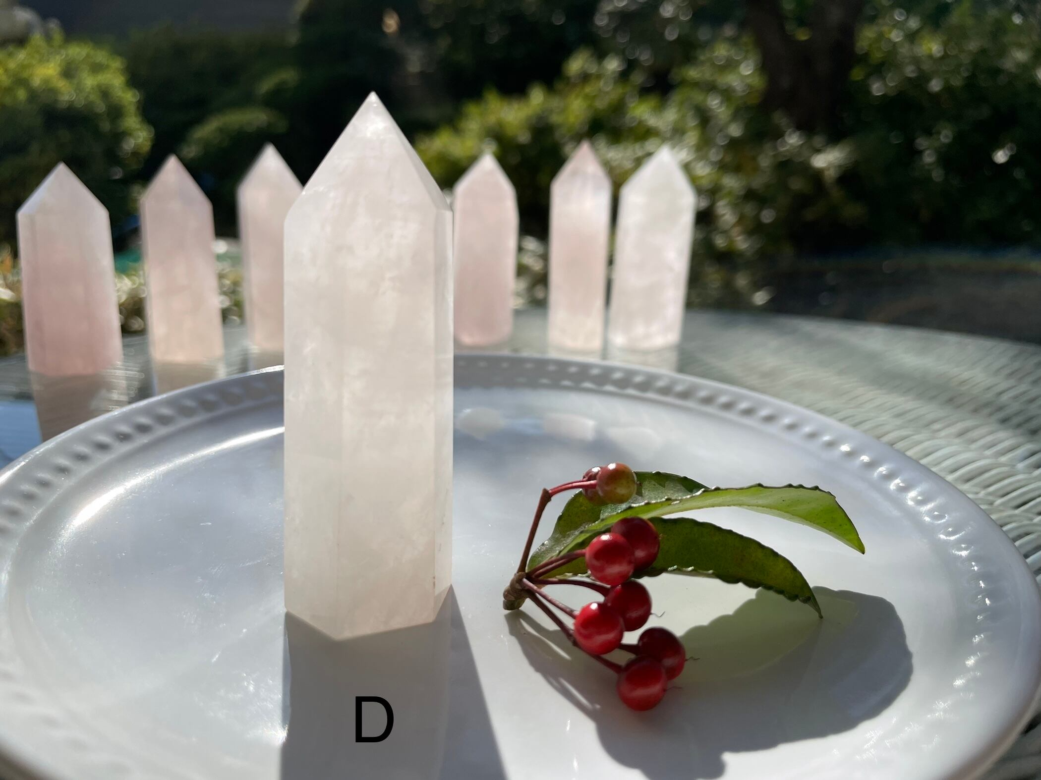 Rose quartz pencil / ローズクォーツペンシル