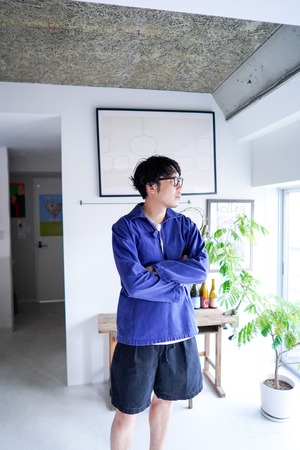 【1950-60s】 "Old Type" French Fisherman Smock  /5-180