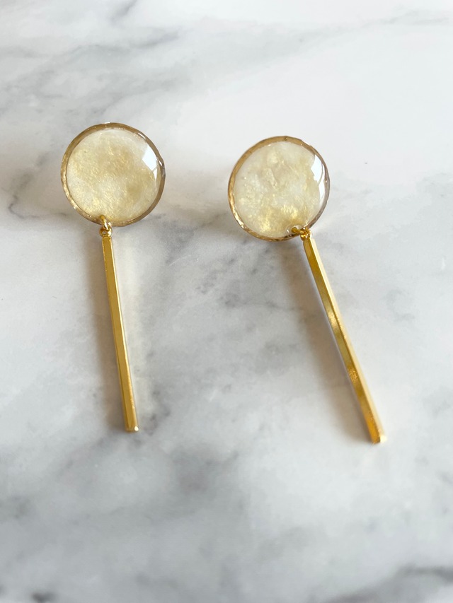 海洋プラスチック・ロングピアス LP-06