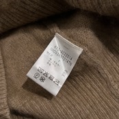 nano universe ナノユニバース ラクーンドッグ タヌキ & 羊毛 ラムウール ニット セーター サイズ F /フリーサイズ/レディース/ベージュ系