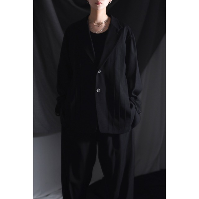 [NEPHOLOGIST] (ネフォロジスト) Wool Silk Pleats Jacket