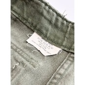 60〜70s US ARMY OG-107 COTTON SATEEN BAKER PANTS Size W32L31→W31L29