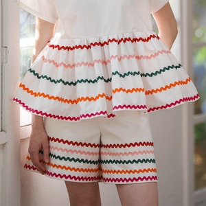 ナミナミショートパンツ（ホワイト）