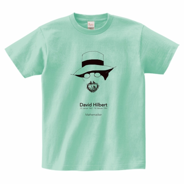 ダフィッド・ヒルベルトTシャツ_アイスグリーン）/David HIlbert T-shirt (Ice Green)