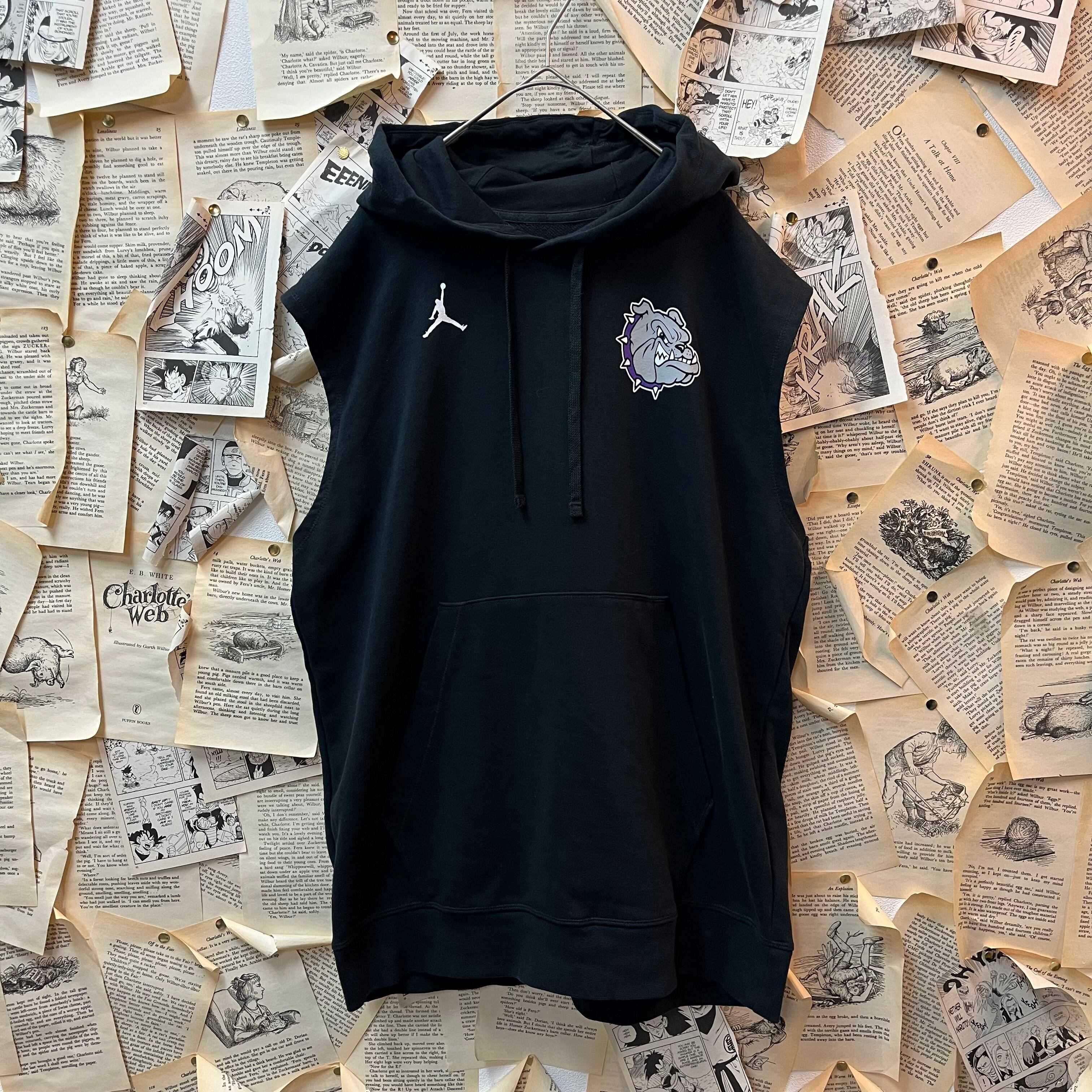 JORDAN ノースリーブパーカー （AIR JORDAN ジョーダン メッシュ