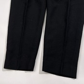 JURGEN LEHL ヨーガンレール 麻混 ウール パンツ ボトムス サイズ L /ブラック/レディース