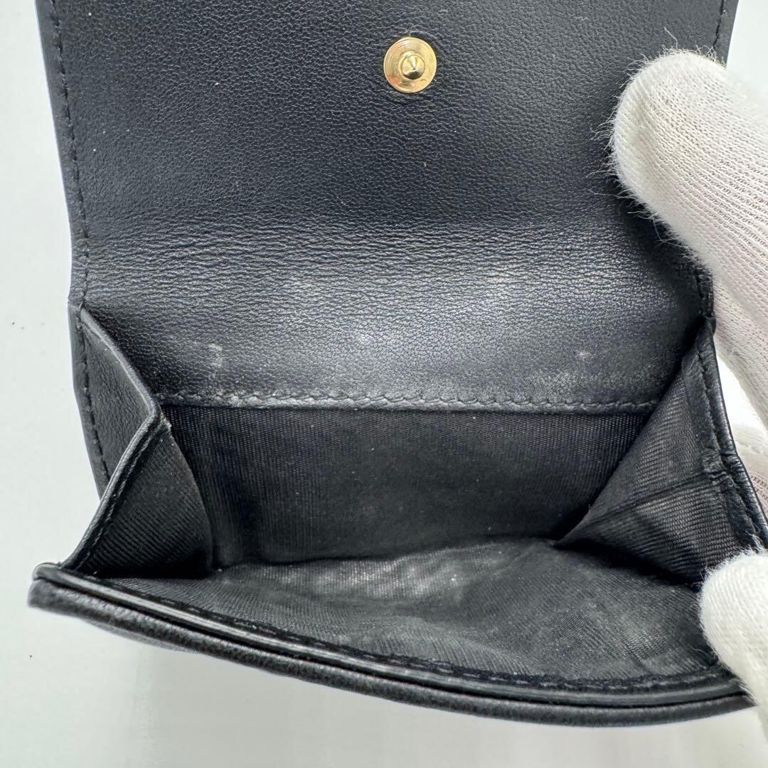 No.607 Christian Dior クリスチャンディオール 三つ折り財布 レディ