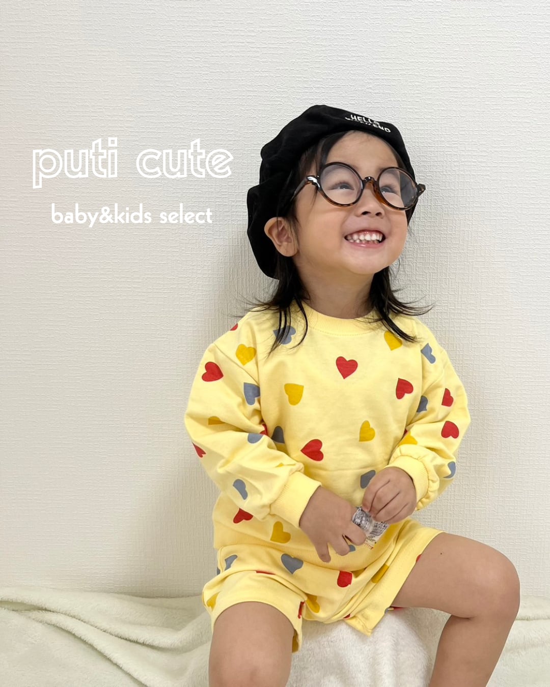 90 ꒰ 即納 ꒱ ハートショートパンツセット / my bebe ⸝⋆