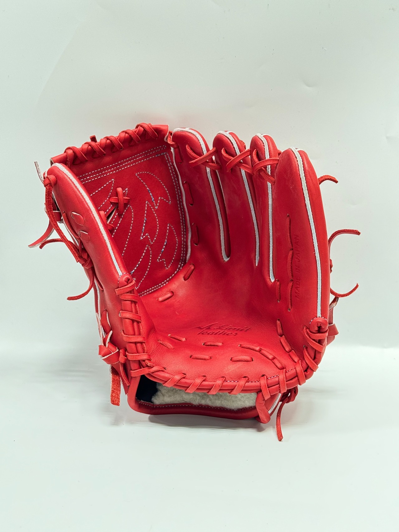 No Limitｰノーリミット　硬式投手用　KSRｰ02型　右投げ用　Dオレンジ×Dオレンジ　ステッチカラーミズイロ　ラベルカラーMEｰ01・画像5