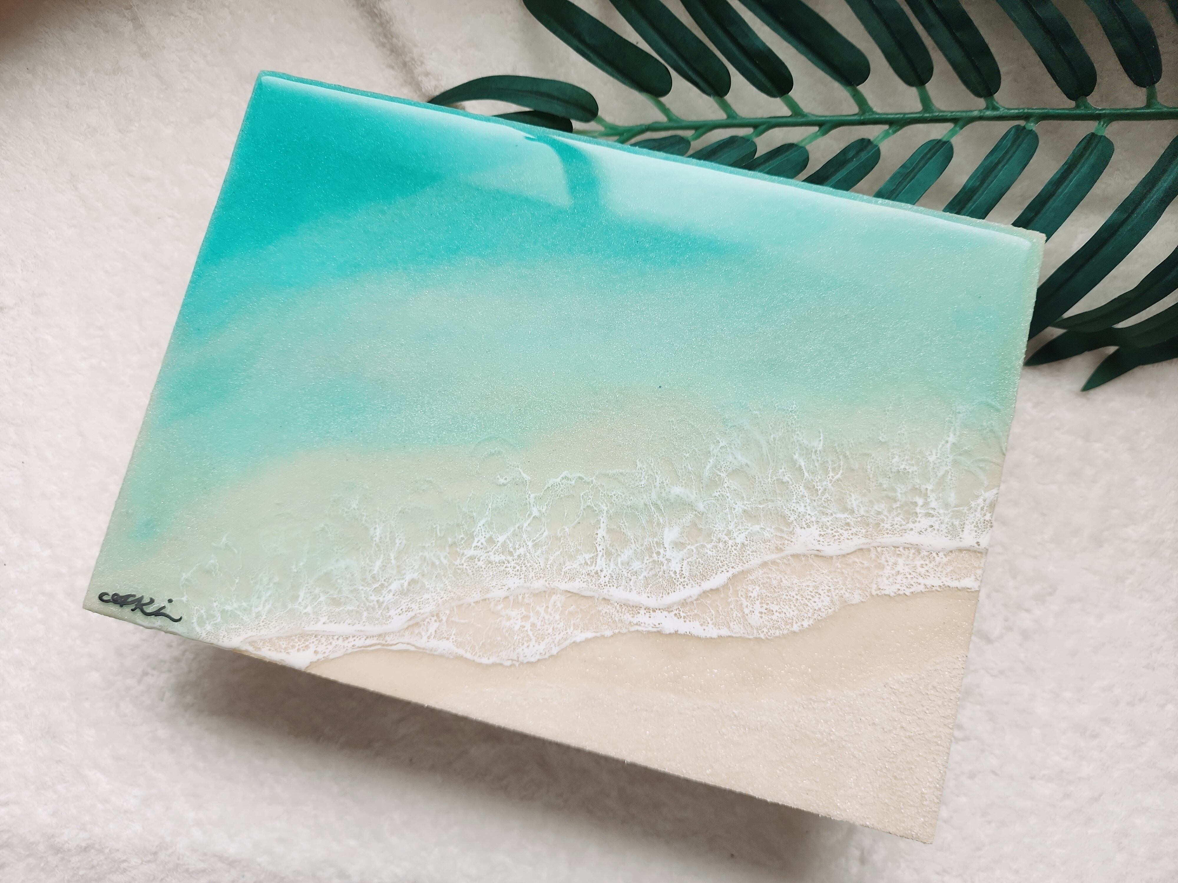 431.オーシャンレジンアート B5パネル