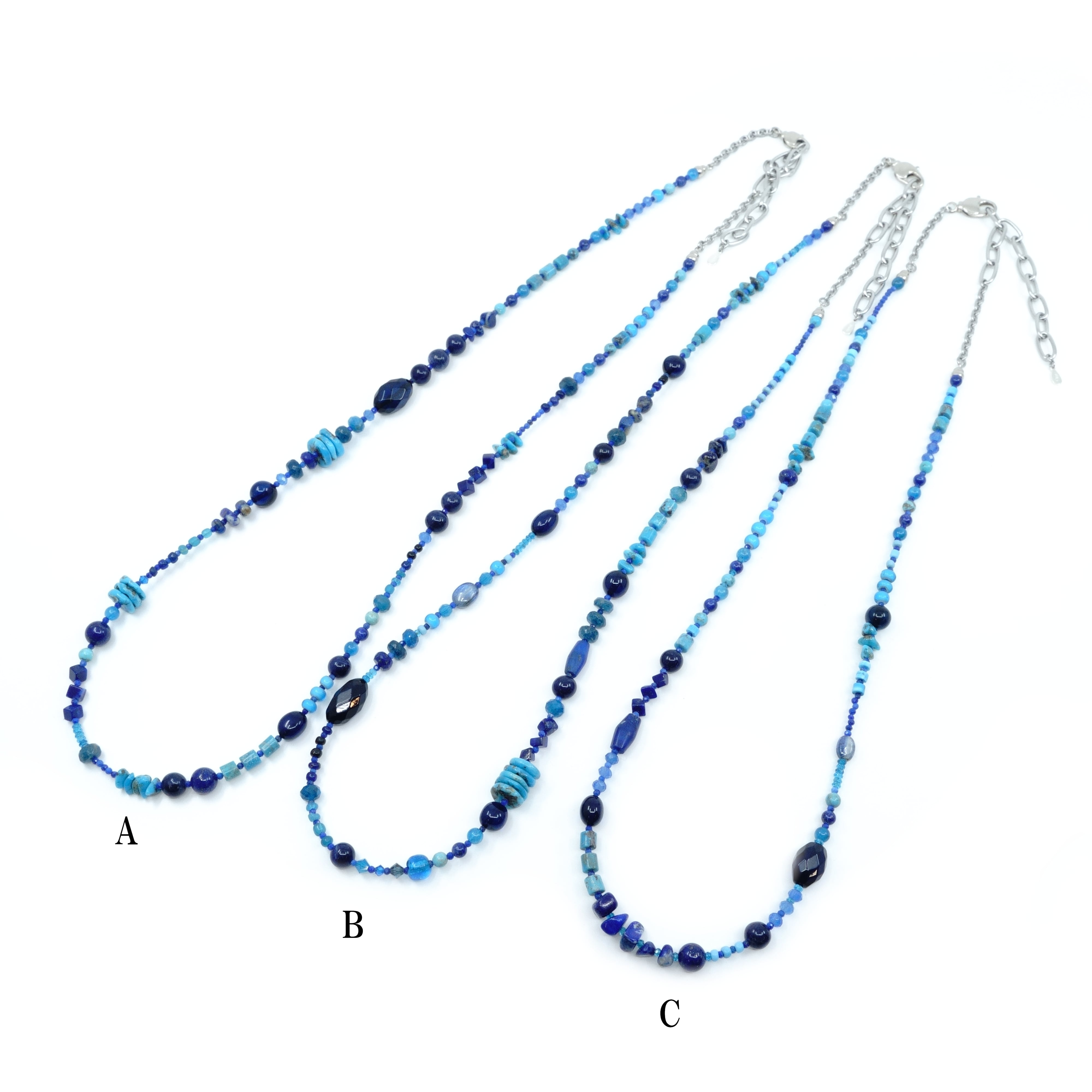 gunda<ガンダ>VEIN NECKLACE/Blue [ヴェイン ネックレス/ブルー