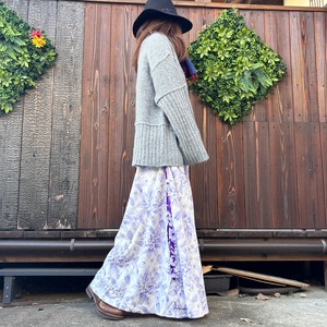 シルク巻きスカート1202