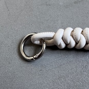 【受注予約:7月中旬入荷予定】rope keyring/cream