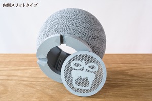 ころん鉢(3.5号サイズ)｜グレー