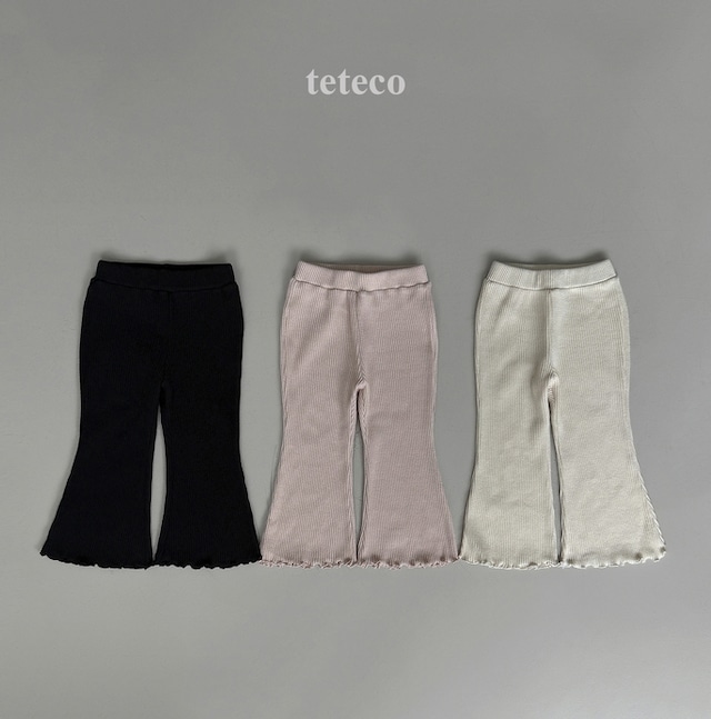 【取寄】tetecos　リブフレアパンツ｜秋服｜韓国子供服｜ 26/AT