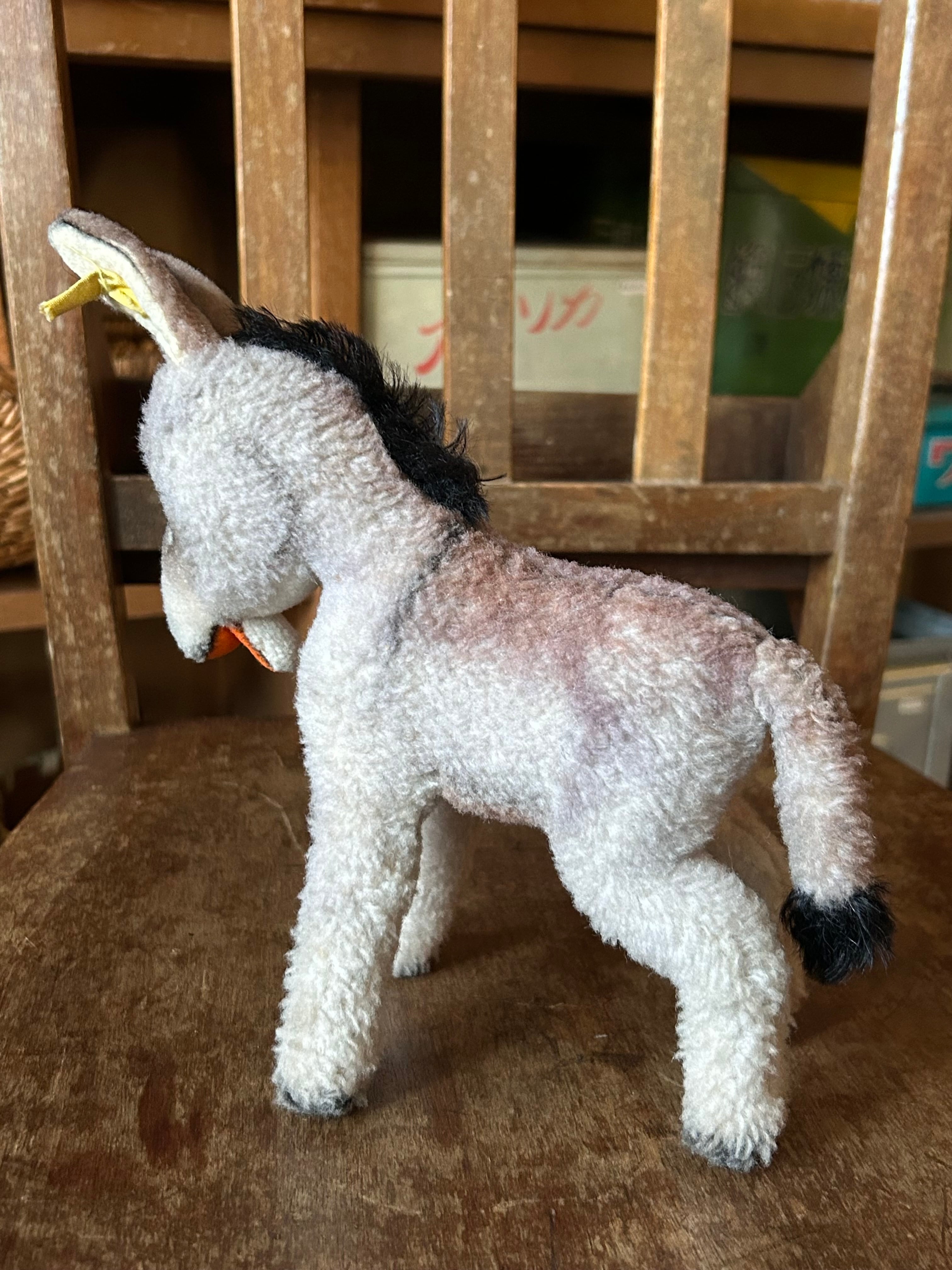 Steiff ロバのGrissy ドイツ製 ヴィンテージ Steiff シュタイフ ロバ Grissy グリッシー