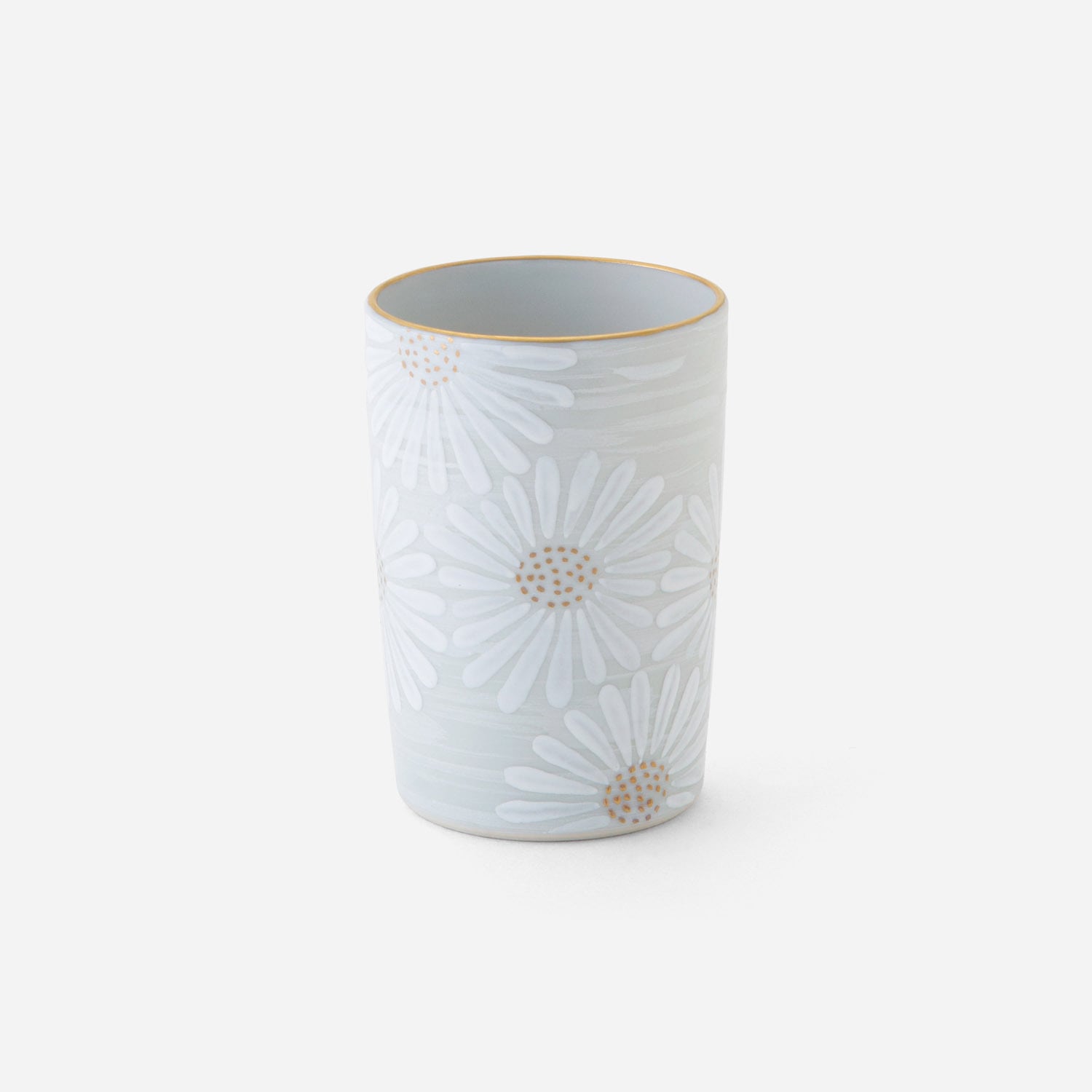 スリムカップ 白菊刷毛目銀彩 / Slim Cup | T.NISHIKAWA & CO., INC