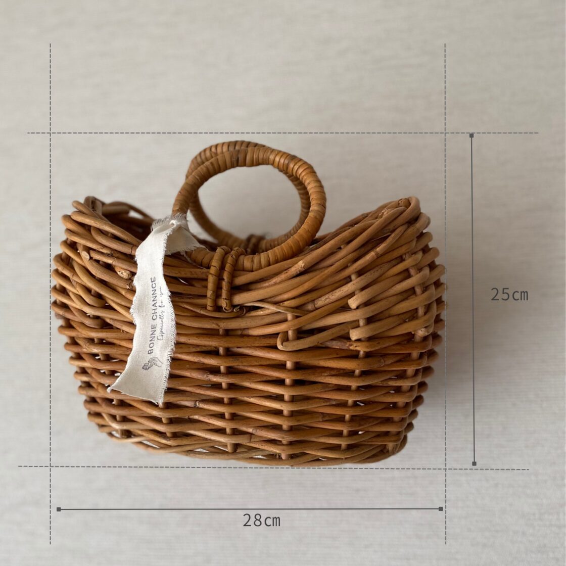 カゴバッグ 夏の定番 自然素材 ラタン かご コサージュ リボン