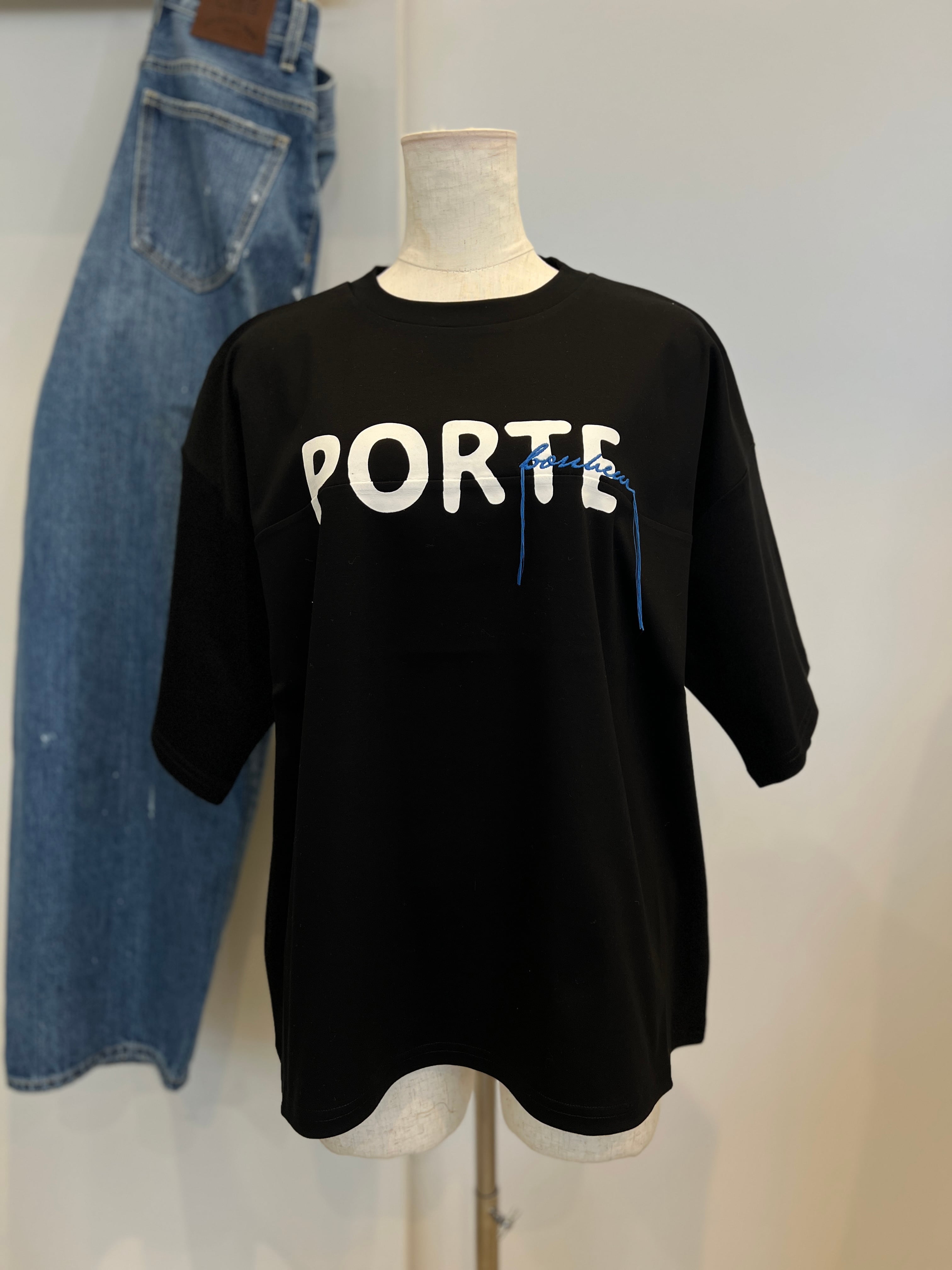 【ESPEYRAC】フリンジロゴプリントT 7611006