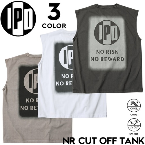 IPD アイピーディー タンクトップ メンズ 接触冷感 UVカット ピグメント カットオフ サーフ アウトドア NR CUT OFF TANK IPDTKNR-1127 26SP 日本代理店正規品