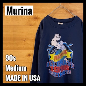 【murina】90s USA製 UFC プリント スウェット トレーナー 総合格闘技 アルティメット アメリカ古着