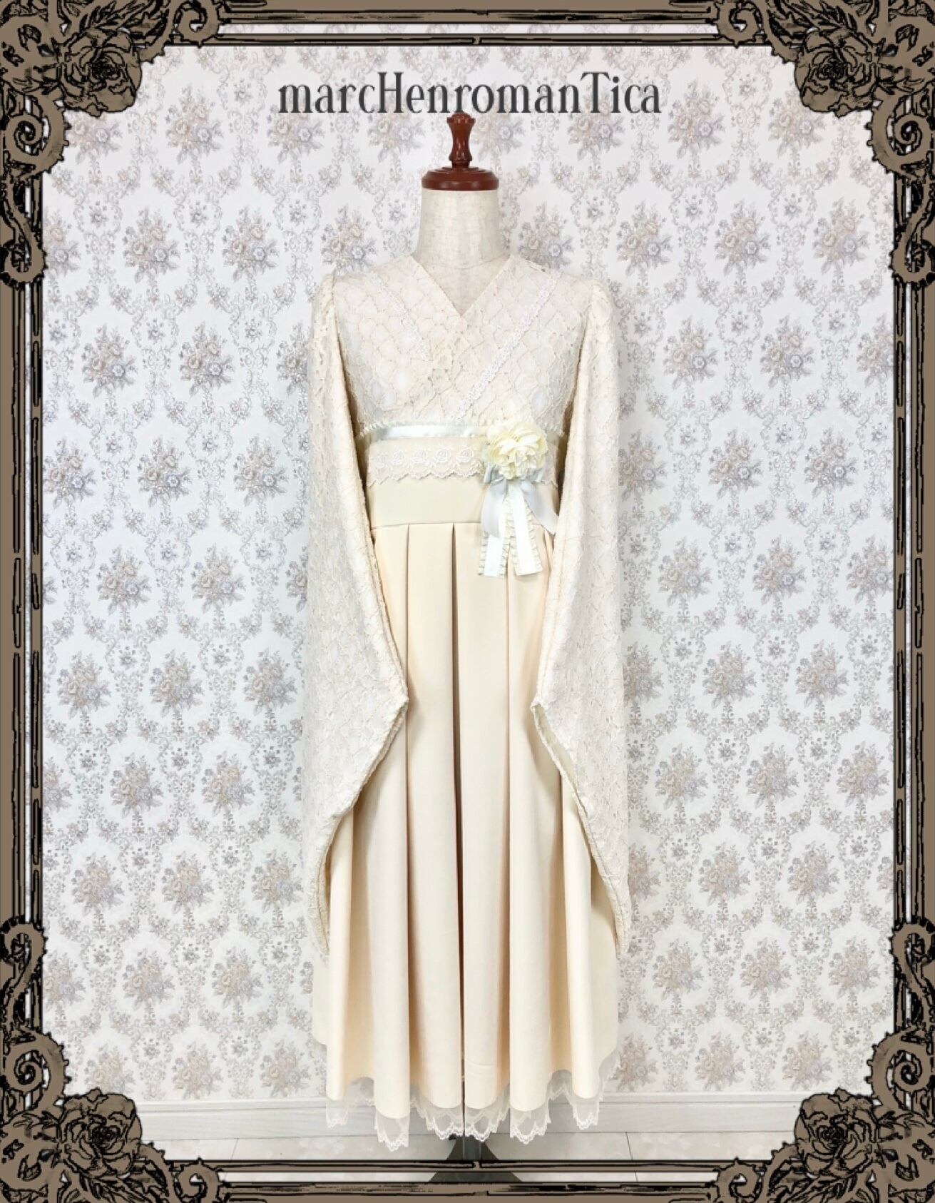 再予約】春霞ワンピース（生成） | HirokoTokumine 