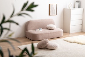 【幅119cm】Rond 2人掛けコンパクトラウンドソファ