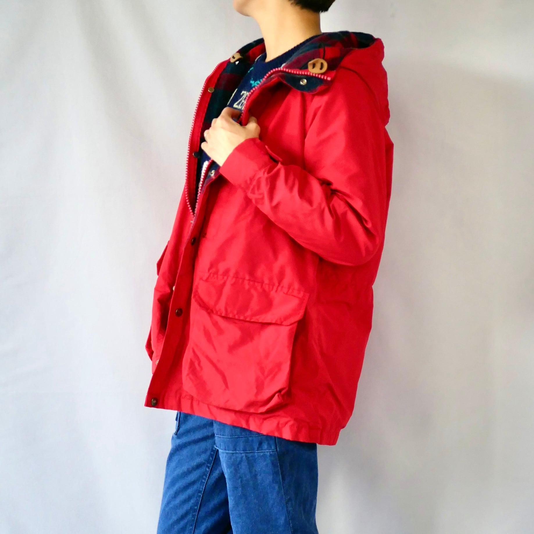 80s Made in USA woolrich red mountain parka アメリカ製ウールリッチ赤マウンテンパーカー